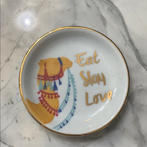 Charming Charlie Other - Eat slay love jewelry dish